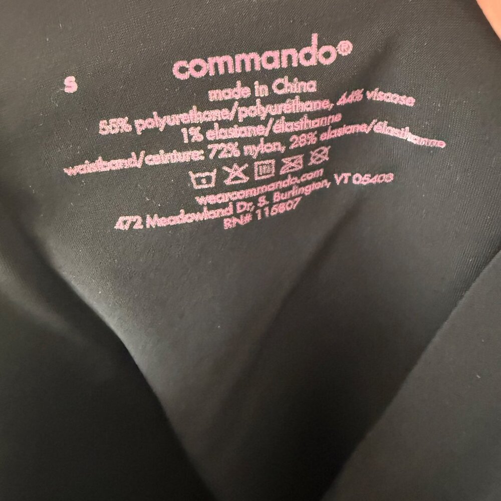 Commando Womens Faux Leather Leggings Black Size S - Picture 5 of 5